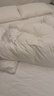 康尔馨95鹅绒被子抗菌保暖羽绒被芯秋冬绒重1.4斤200*230cm【白色】 实拍图