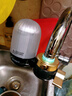 美的（Midea）水龙头过滤器家用厨房自来水净水器 活性炭12级精滤 可清洗 除氯除异味除垢 通用安装前置滤水器 1机1芯【可冲洗滤芯】活性炭增强版滤芯 实拍图