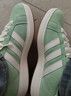 adidas「面包鞋」GRAND COURT BASE 00s休闲低帮板鞋男女阿迪达斯   薄荷绿/黑色/汉玉白   36.5 实拍图