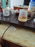 京东京造 泡茶壶 锤纹玻璃茶水分离杯煮茶闷茶凉水壶茶具套装750ml 实拍图