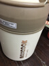 美厨（MAXCOOK）304不锈钢早餐杯豆浆燕麦片杯带盖勺外带便携不锈钢汤杯保温饭盒 高雅灰 杯+勺+吸管MCB0399550ml 实拍图