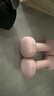 Keep哑铃女士健身家用彩色浸塑环保手铃亚铃全身塑形樱粉1kg*2 实拍图