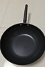 三禾微纳无涂层不粘炒锅不锈钢炒菜锅含钛锅具32cm黛蓝青配钢铲LC32S1 实拍图