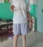moonkids女童运动套装儿童2026新款女孩速干衣冰丝短裤羽毛球服训练女 实拍图
