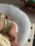 babycare海浪轻盈哺乳枕喂奶神器坐喂护腰哺乳期喂奶枕婴儿防吐奶  海岸蓝 实拍图