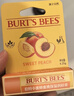 伯特小蜜蜂（Burt's Bees）经典润唇膏秋冬养护男女通用天然保湿滋润无色打底 蜜桃味4.25g 实拍图