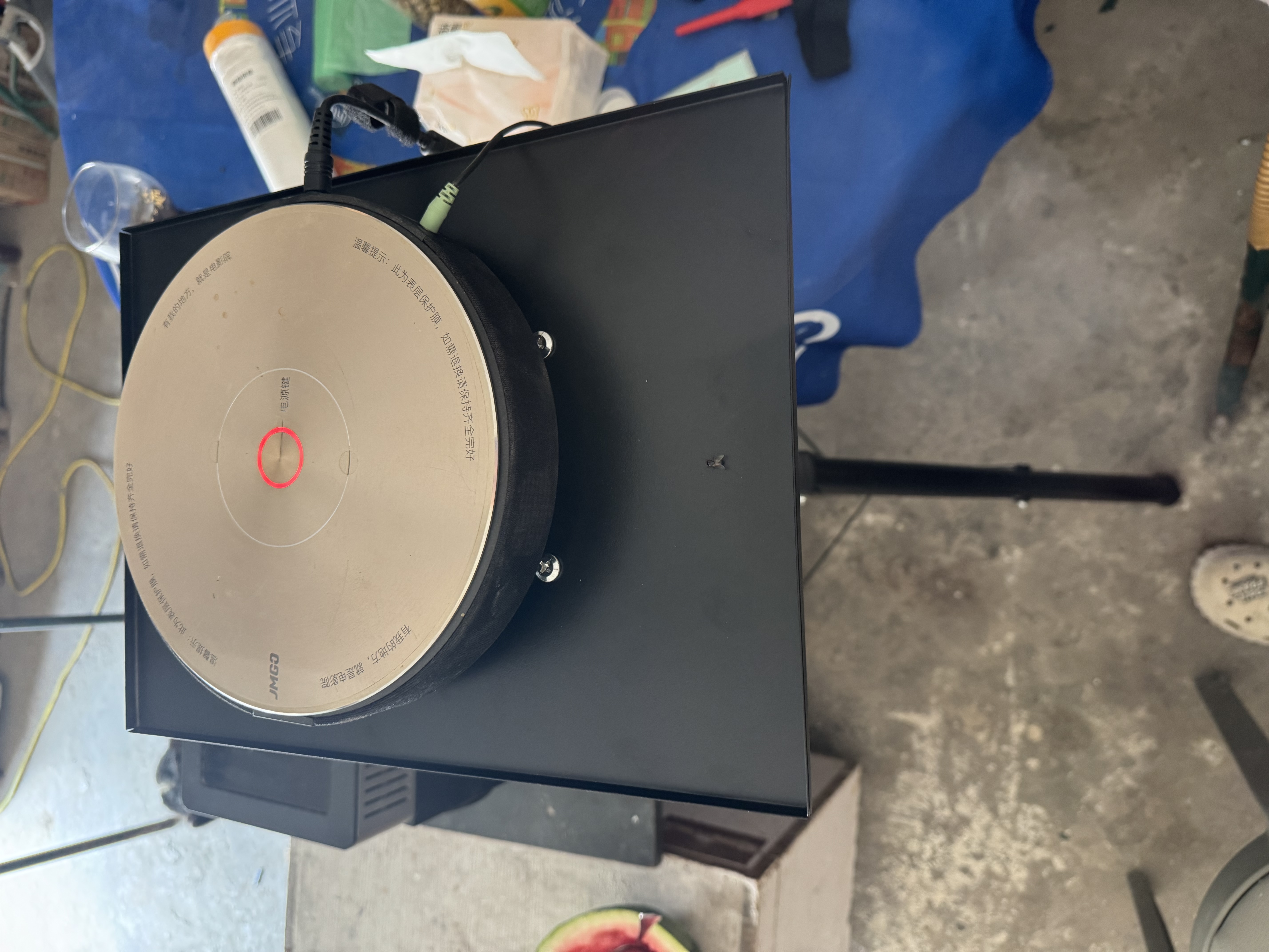 快朵小屋加粗加厚1.8米加高款 投影仪支架 投影机落地三脚架带托盘可伸缩通用款三角架 极米小米坚果当贝 实拍图