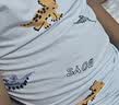 顶瓜瓜儿童莫代尔背心男童夏薄款透气坎肩跨栏男孩背心可外穿 白+蓝160 实拍图