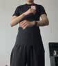 李宁（LI-NING）紧身衣速干衣男篮球训练服健身速干t恤高弹跑步运动短袖羽毛球服 实拍图