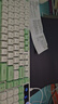 惠普（HP）K500F机械手感键盘 98配列多功能旋钮办公游戏台式电脑笔记本有线 键鼠套餐绿色 实拍图