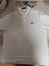梦特娇（MONTAGUT）夏季男Polo衫短袖含桑蚕丝云感透气中青年休闲T恤 白色 2XL 实拍图