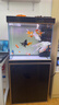 森森（SUNSUN）鱼缸水族箱含鱼缸过滤器灯大型金鱼缸 黑色 时尚款0.6米长34.6cm宽底滤 带棉+滤材 实拍图