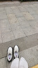 斐乐（FILA）官方女鞋水母鞋帆布鞋夏时尚复古休闲鞋 豆腐白-TA 38 实拍图