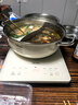 美的汤锅不锈钢蒸锅火锅 深汤锅清汤锅 深火锅盆不锈钢明火电磁炉单层 【304不锈钢】鸳鸯锅 30cm 5L 实拍图