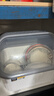 纳份爱碗碟沥水置物架碗带盖碗筷架餐具收纳盒厨房架子家用多功能收纳柜 灰白【半翻盖】多用沥水碗柜 【特大号】可放18个碗 实拍图