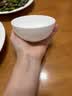 洁雅杰陶瓷碗中式白瓷小碗家用4.5英寸米饭碗喝汤碗面碗套装10只装 实拍图
