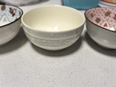 家用餐具釉下彩碗盘高颜值碗碟陶瓷餐具奶霜黄4.5英寸好运碗 明黄色 1个装 实拍图
