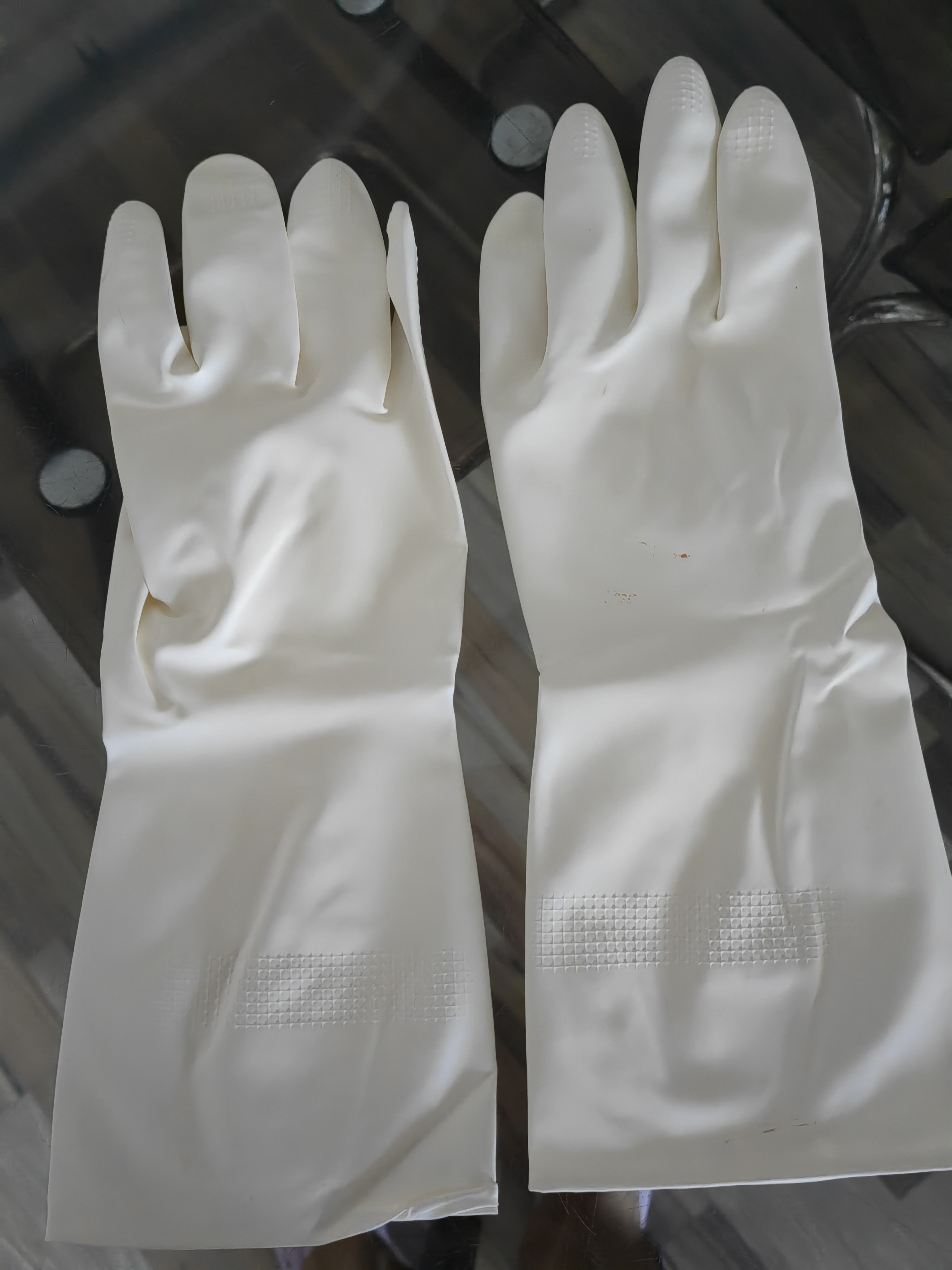 家用浴室防水保暖手套女耐用洗衣服家用家用橡胶 家务渐变手套【1双】颜色随机 实拍图