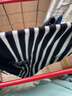 H&M女装毛针织衫夏季慵懒风休闲打底衫短款开衫内搭外套0579541 黑色/白色条纹 M 165/96 实拍图