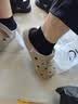 朴西沙滩休闲洞洞鞋女士EVA厚底增高情侣凉鞋男 卡其色 42-43  实拍图