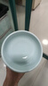 乐优派猫碗陶瓷狗碗猫食盆狗盆宠物碗猫粮碗高脚防打翻猫咪用品 渐变蓝 实拍图