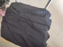 港风ins夏季日系直筒大口袋工装短裤男韩版宽松大码胖哥百搭五分休闲裤潮中裤子男 505#黑色 3XL 实拍图