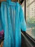 长款雨衣防暴雨全身男女雨服成人便携雨披防雨轻便 蓝色款1件 实拍图