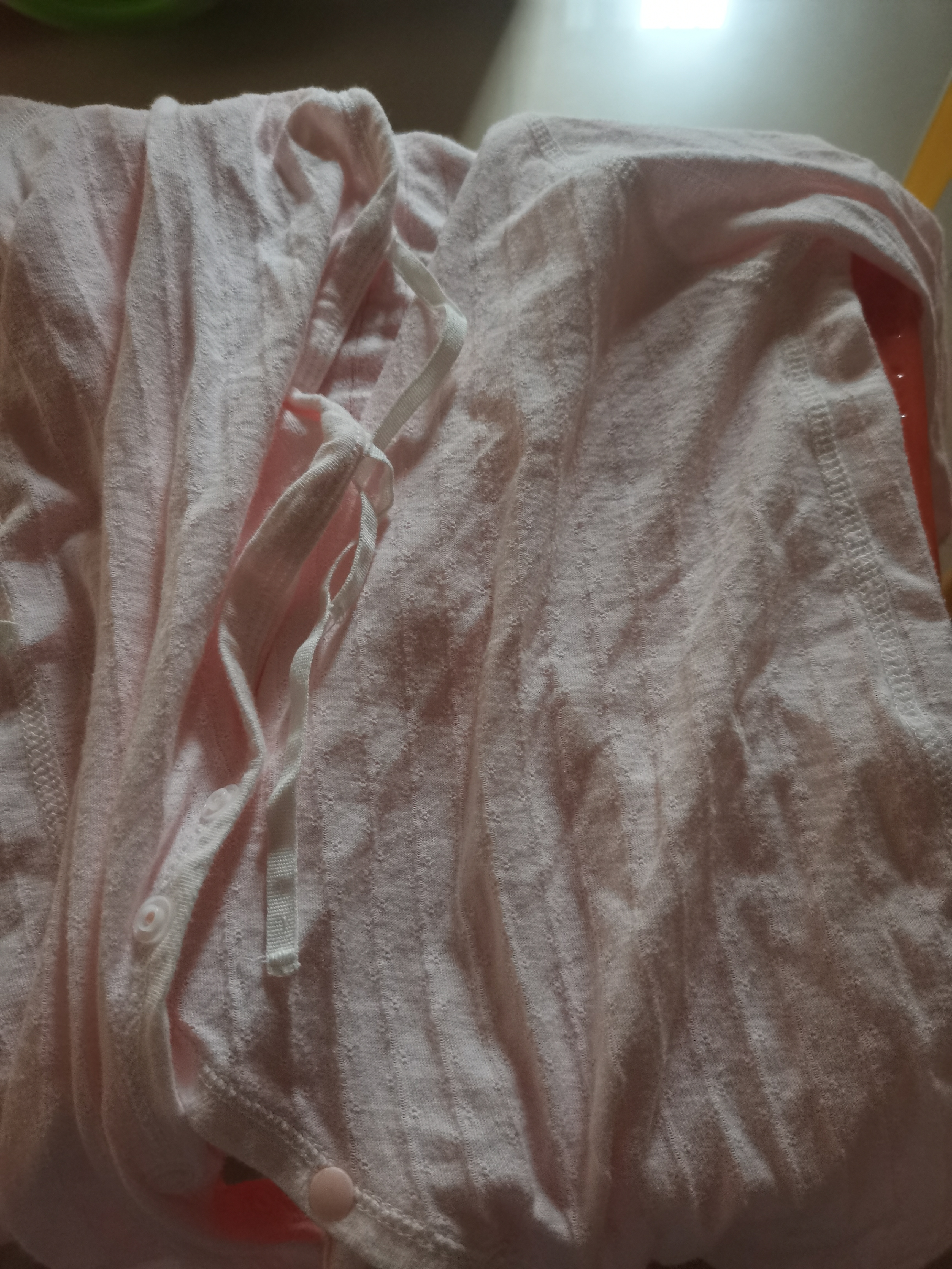 贝瑞加（Babyprints）宝宝连体衣2件装婴儿四季内衣纯棉爬服薄款哈衣柔软家居睡衣 粉66 实拍图
