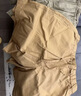 MUJI女式 水洗 平纹 短裤 休闲 裤子女款夏季款女装中裤 外穿 米色5S M (160/66A) 实拍图