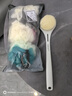 Creative art洗澡刷搓背刷沐浴球超大搓澡洗澡神器软毛长柄刷浴花搓澡巾4件套 实拍图