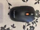 联想（Lenovo）无线蓝牙双模鼠标便携办公鼠标 人体工程学设计适用台式机一体机笔记本平板 Howard Mouse 2022黑 实拍图