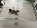 贝易宝宝爬爬垫加厚婴儿防摔爬行垫XPE折叠垫压边180*200*2cm彩虹 实拍图