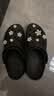 卡骆驰（CROCS）新款厚底云朵洞洞鞋送女友礼物206750 黑色   38-39 实拍图