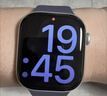 Apple/苹果 Watch S11 智能手表GPS款46毫米银色铝金属表壳雾紫色运动型表带M/L MEVX4CH/B 实拍图