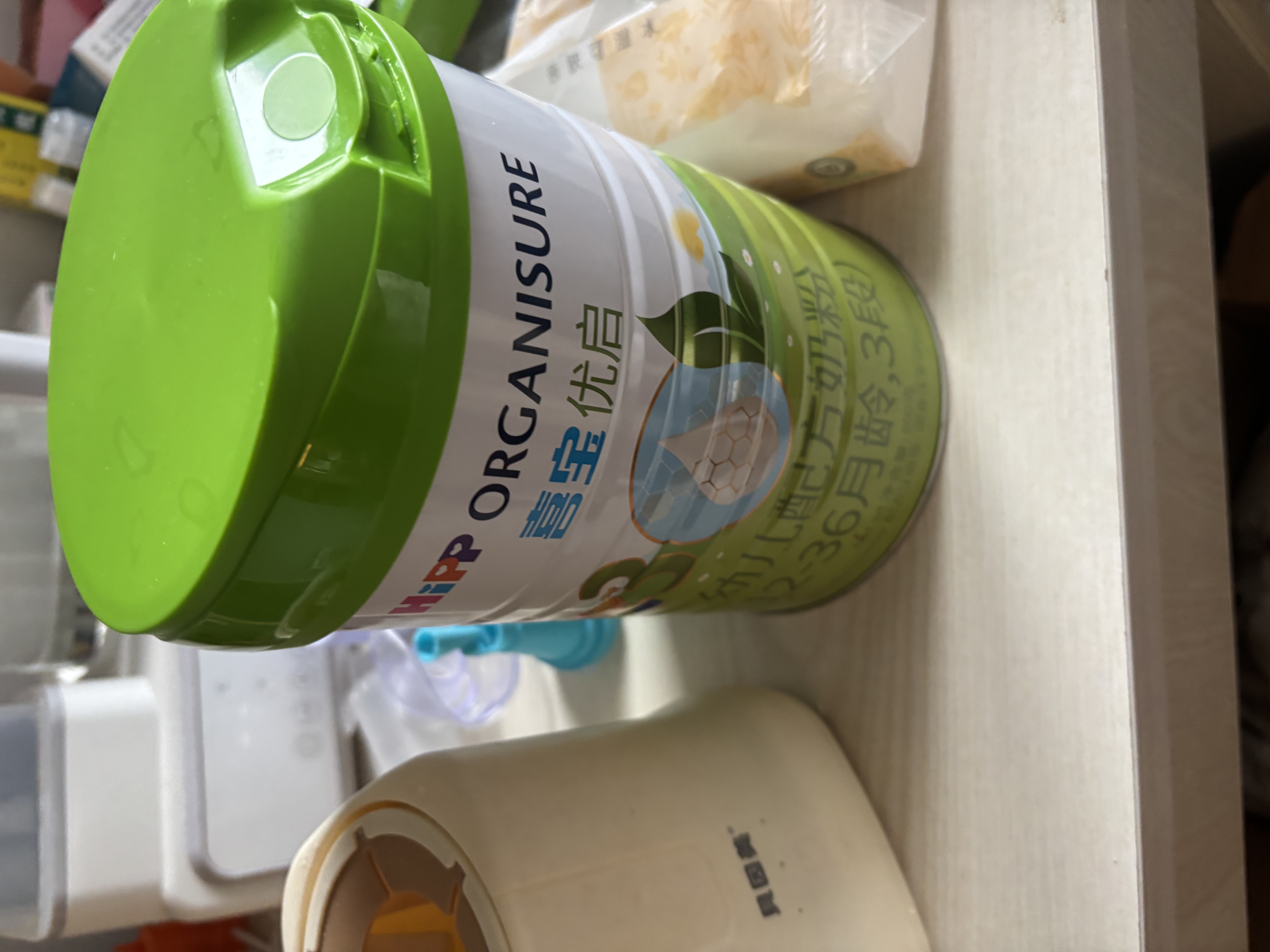 喜宝优启幼儿配方奶粉800g牛奶粉德国进口新国标有机奶粉官方正品 优启3段 800g 2罐 实拍图