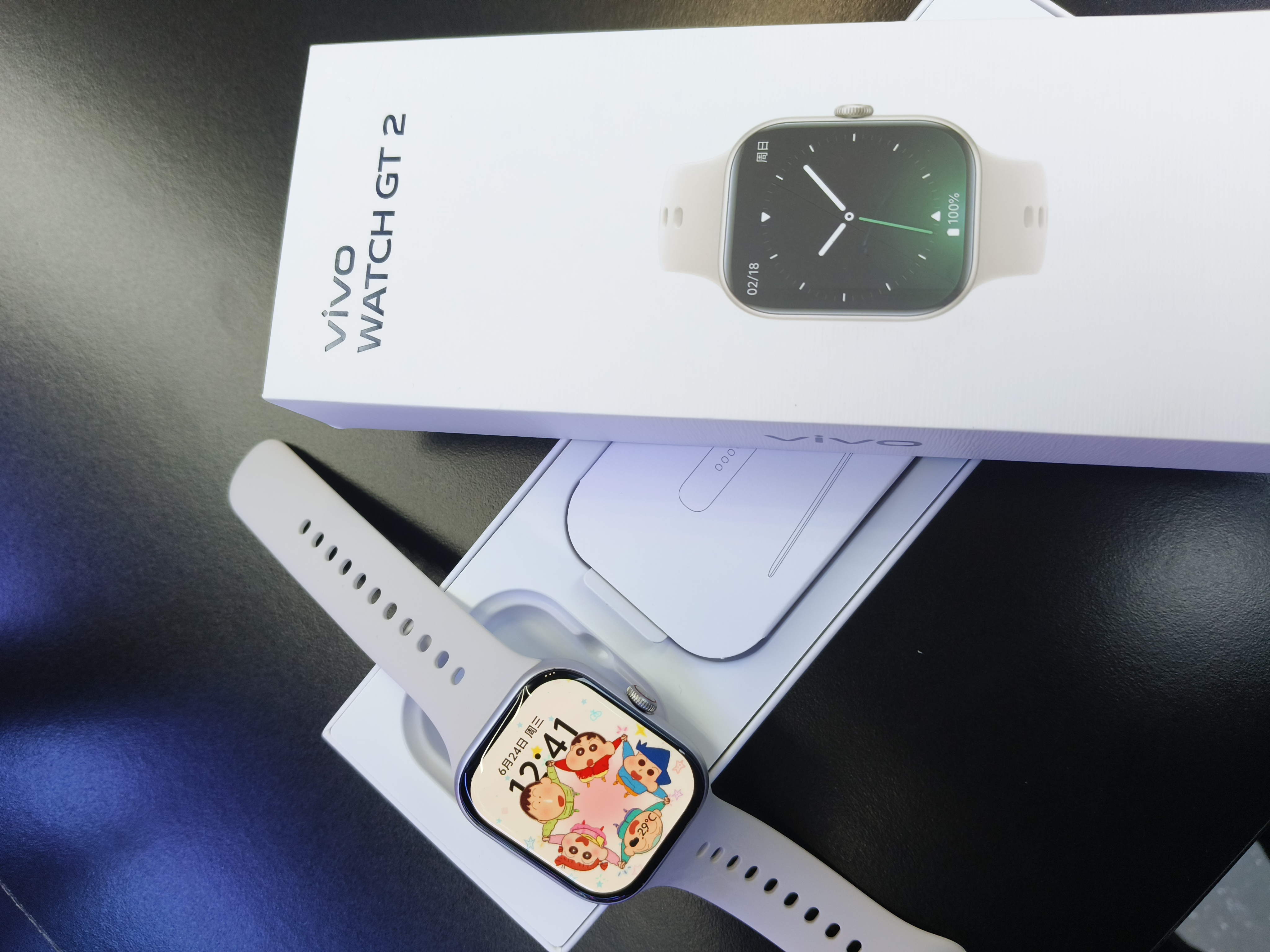 vivo WATCH GT 2【国家补贴】智能手表新年年会礼物运动 健康 监测 电话 电子表 礼物 蓝牙版 空格白 软胶 实拍图
