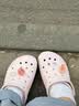 卡骆驰（CROCS）贝雅云彩女士洞洞鞋户外休闲鞋|208186 裸粉-6PI(含智必星) 38 (240mm) 实拍图