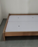 全友家居 北欧原木风主卧室家用双人大床1.8米x2米现代简约板式床家具 实拍图