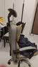 锦汐电脑椅办公椅子电竞椅家用人体工学椅老板椅主播靠背椅皮革转椅 灰色+4级杆+乳胶【二代升级】 实拍图