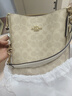 蔻驰（COACH）【品牌直供】奢侈品女包MOLLIE手提斜挎水桶包CBQ33 生日礼物 实拍图