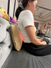 兔唯乐（Tunvole）腰部按摩器接入米家APP腰背按摩仪车载靠垫肩颈腰椎护腰腰肌生日礼物送男女生女士妈妈实用 【升级前后热敷】浮动按摩头+软芙芙抱枕 实拍图