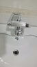 WUZORY【精工】水龙头洗手盆面盆洗手盆家用卫生间厨房冷热水二合一龙头 【亮银】面盆冷热水龙头 万向旋转丨带80cm原装进水管*2 实拍图