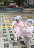牧萌儿童雨衣男童女童防水全身雨披幼儿园小学生雨具 橙色挖掘机 M 实拍图