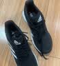 adidas DURAMO SL超轻稳定透湿排汗缓震回弹体测跑鞋男女阿迪达斯   黑色/白色/深灰   40.5 实拍图