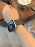 LIAVNAS适用苹果表带apple watch s11/10/9/ultra2微孔透气双面真皮表带iwatch S8/7/6/5/SEwp磁吸手表带 微孔-透气-褐色 38/40/41/42表盘通用 实拍图