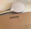 箭牌（ARROW）卫生间淋浴花洒喷头增压节水 红点奖背喷手持AE58125CP 实拍图