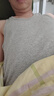 雅鹿3件装男士背心男100%纯棉夏季运动健身宽肩打底吸汗无袖汗衫坎肩 【黑白灰】纯棉背心3件 3XL 【建议150-180斤】 实拍图
