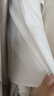 罗蒙儿童短袖白色衬衫春夏新款男童女童衬衣校园服饰演出上衣 白色140 实拍图