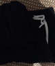 NASA GISS休闲裤男宽松直筒阔腿裤潮流长裤子 黑色直筒常规 (180/84A)XL 实拍图