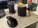 京东京造茶杯便携式黑陶茶泡茶壶茶杯功夫茶具办公杯随身茶壶容量400ml 实拍图